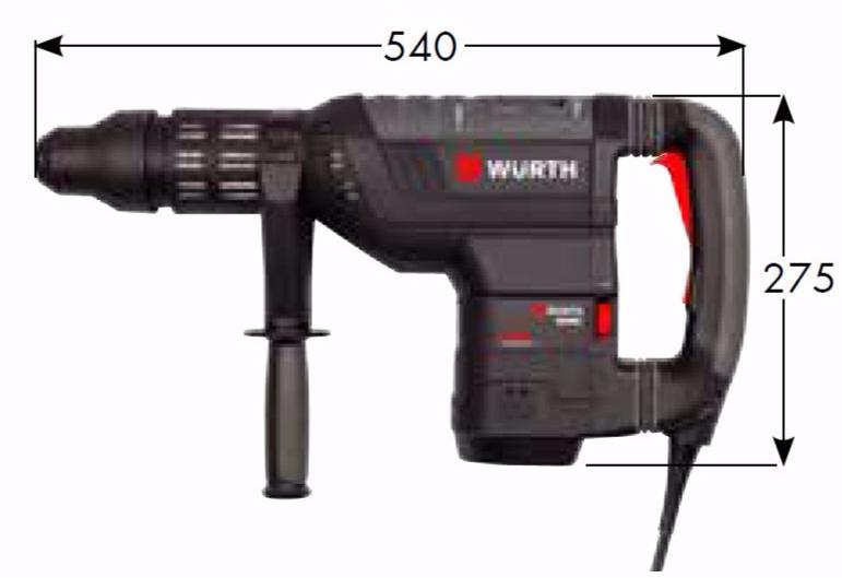 Würth Электрический долото перфоратор Scalpellatori/perforatori elettrici 07025571 - Вид №1