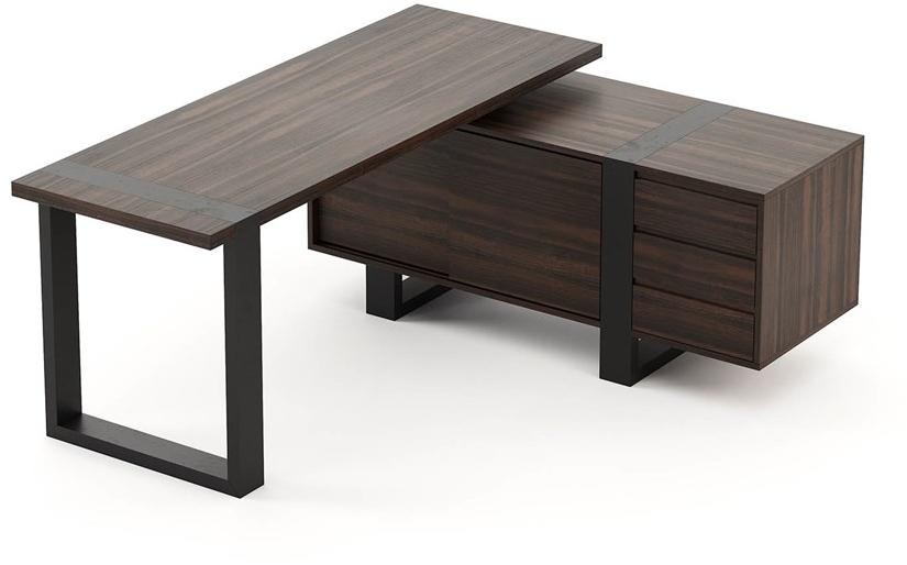 Laskasas Угловой стол из дерева с ящиками sun-id-1451617 - Вид №3