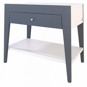 Тумбочка прикроватная темно-серая с ящиком и полкой Still BRAGIN DESIGN  256429 Серый