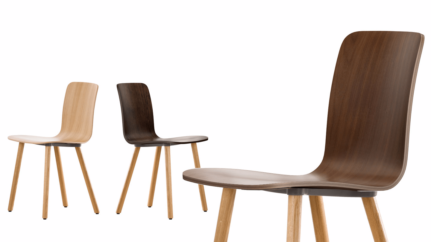 Деревянный стул VITRA HAL ARCH-00112440 - Вид №1
