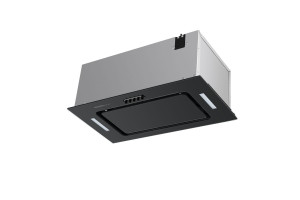 17484876 Кухонная вытяжка 52 черный 52 Glass Black HOMSair Crocus Push
