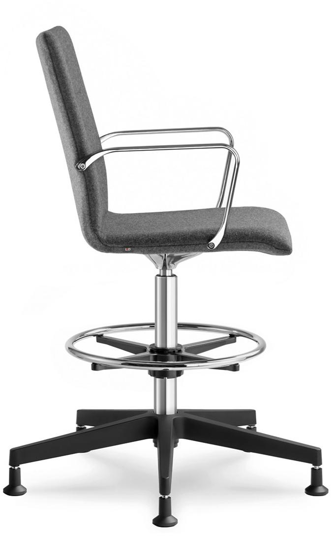 LD Seating Регулируемое по высоте офисное кресло с 5 спицами и подлокотниками Oslo 229 - Вид №2