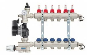 EMMETI Предварительно собранная группа регулирования Collettori, cassette e valvole a sfera motorizzate