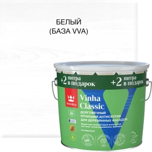 Антисептик Tikkurila Vinha Classic VVA 11 л - защита древесины от грибка и плесени 89381173
