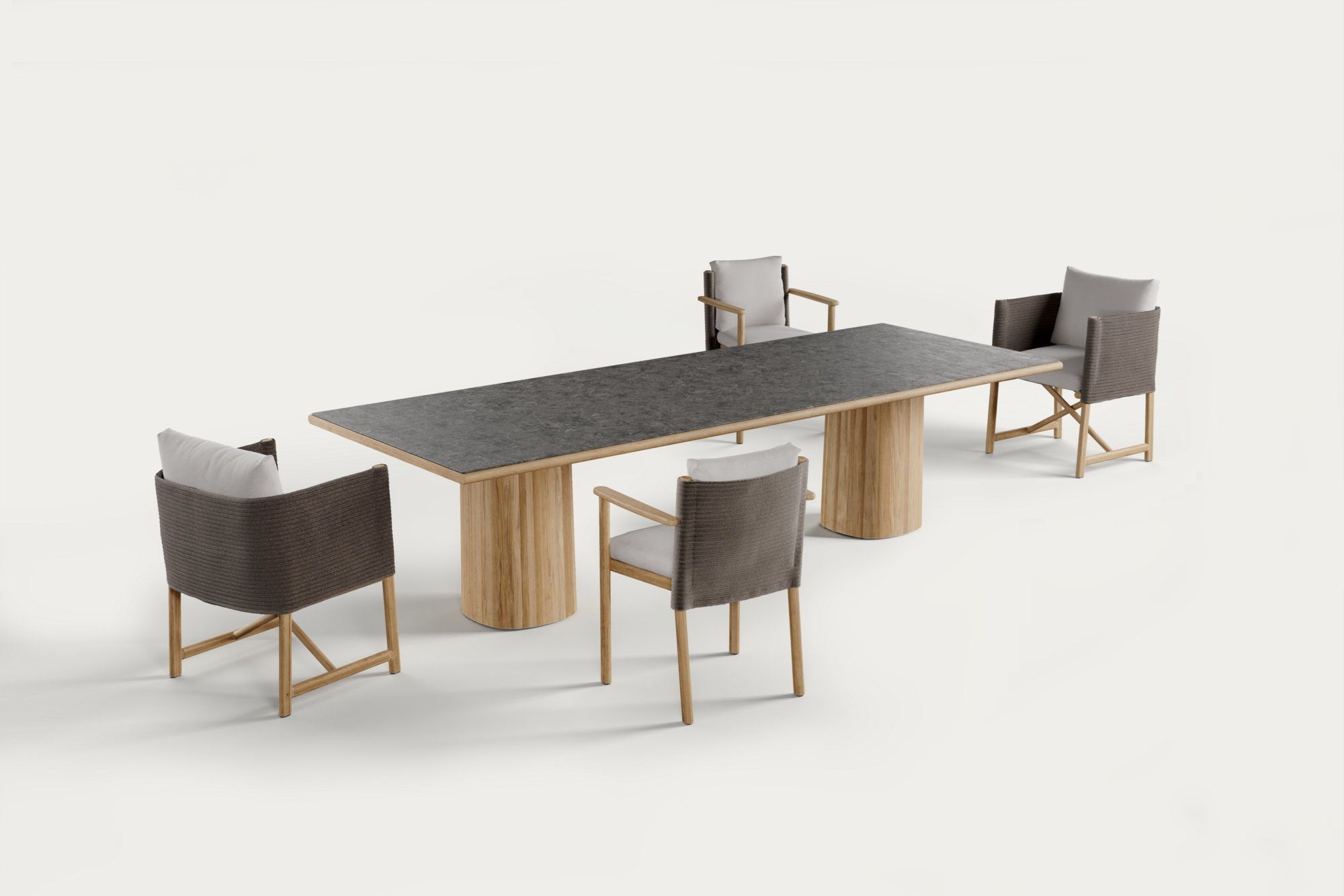 Прямоугольный стол Kettal круглый ARCH-00040880 - Вид №1