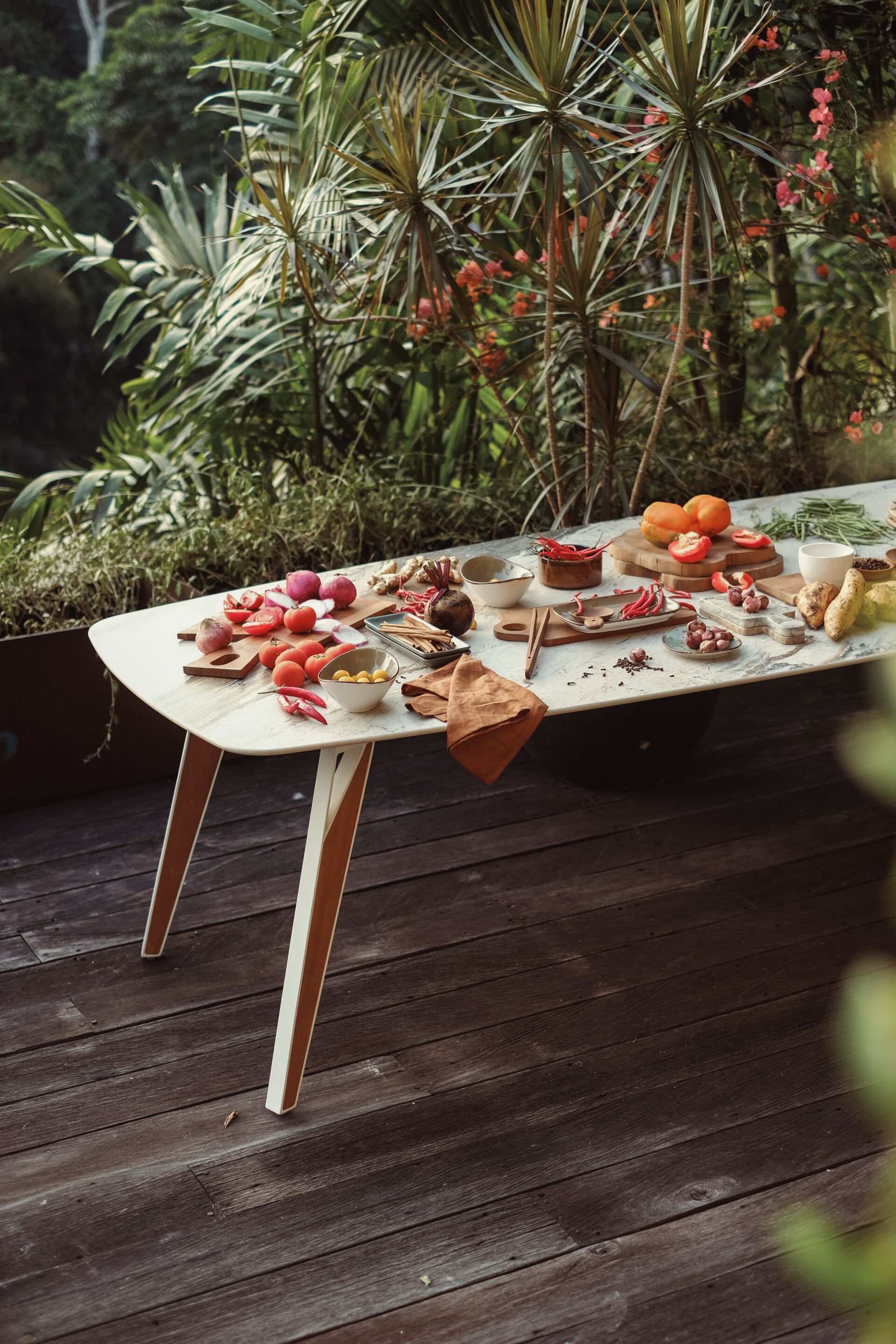 Прямоугольный садовый стол из керамогранита cbdesign Palinuro / Praiano ARCH-00101430 - Вид №11