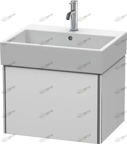 XS409303636 Тумбочка подвесная XSquare #XS4093 584 x 460 мм Белый шелковисто-матовый лак Duravit