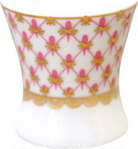 10621197 Императорский фарфоровый завод Рюмка для яйца "Сетка-блюз" "Молодежная" Твёрдый фарфор