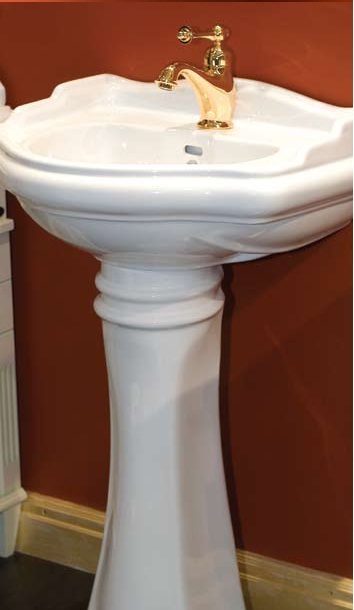 ML.BLL-25.073.Bi/ML.BLL-25.107.Bi/ML.BLL-29.804 Подвесная раковина настенная круглая Migliore  белая  - Вид №2