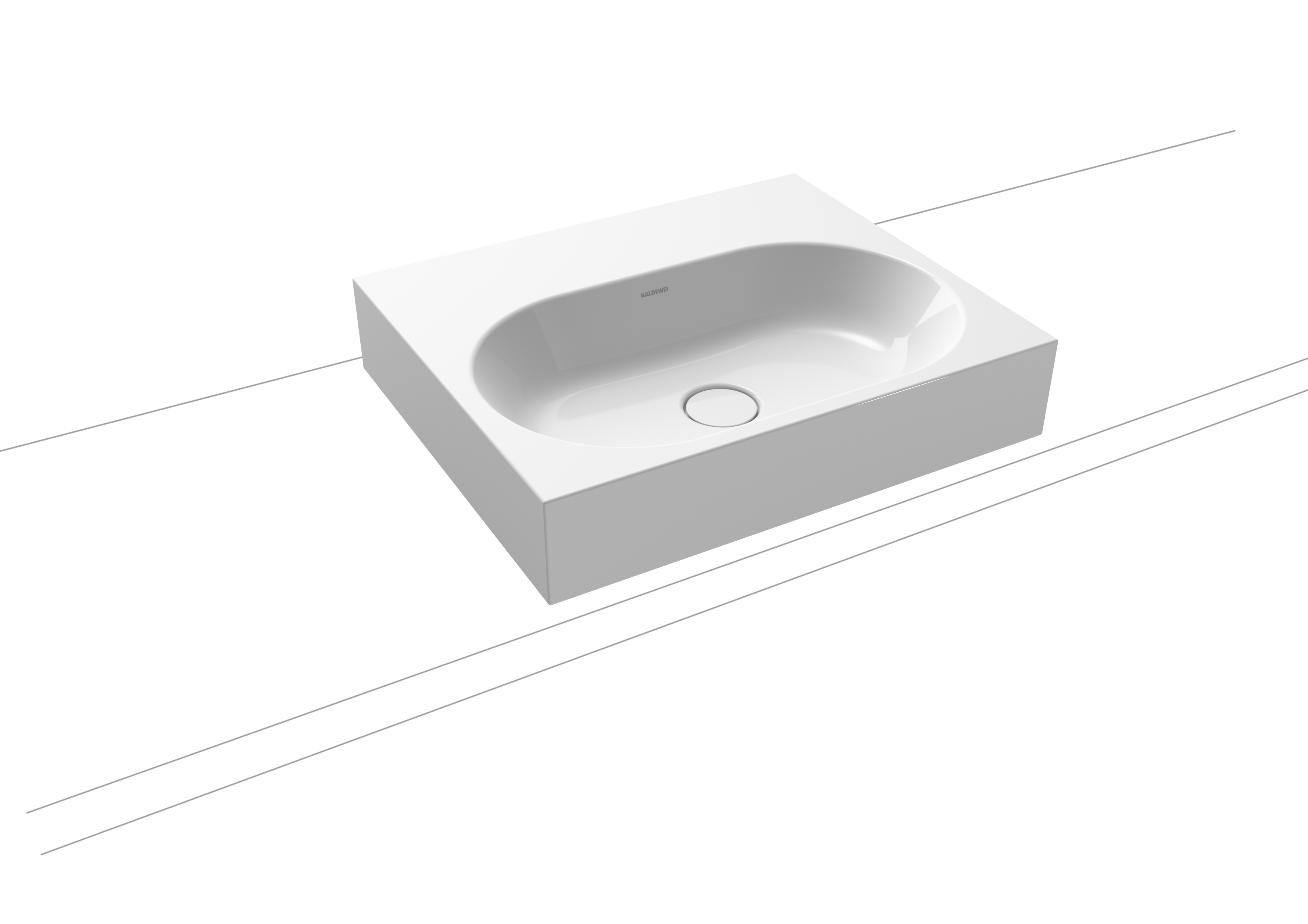 Умывальник KALDEWEI Сталь эмалированная 3057 178 черный 30573083178  - Вид №1