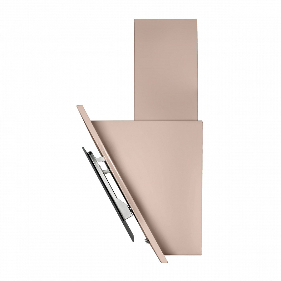 TOWER C 50 DARK BEIGE Вытяжка tower c 50 темно-бежевый/темно-бежевое стекло/ • тип: настенная• цвет: темно-бежевый• управление: кнопочное• ширина, мм: 500• полная потребляемая мощность, вт: 160• количество скоростей: 3• максимальная производительность, м3 Santreyd  - Вид №4