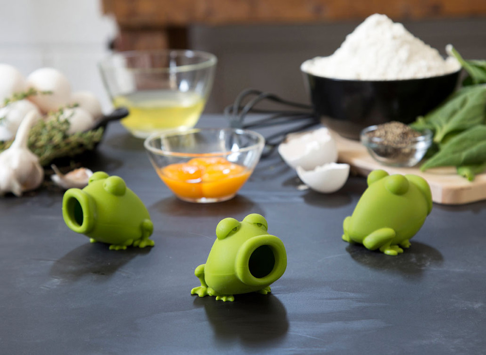 Отделитель яичного желтка зеленый Yolkfrog PELEG DESIGN ДИЗАЙНЕРСКИЕ 00-3871419 Зеленый  - Вид №4