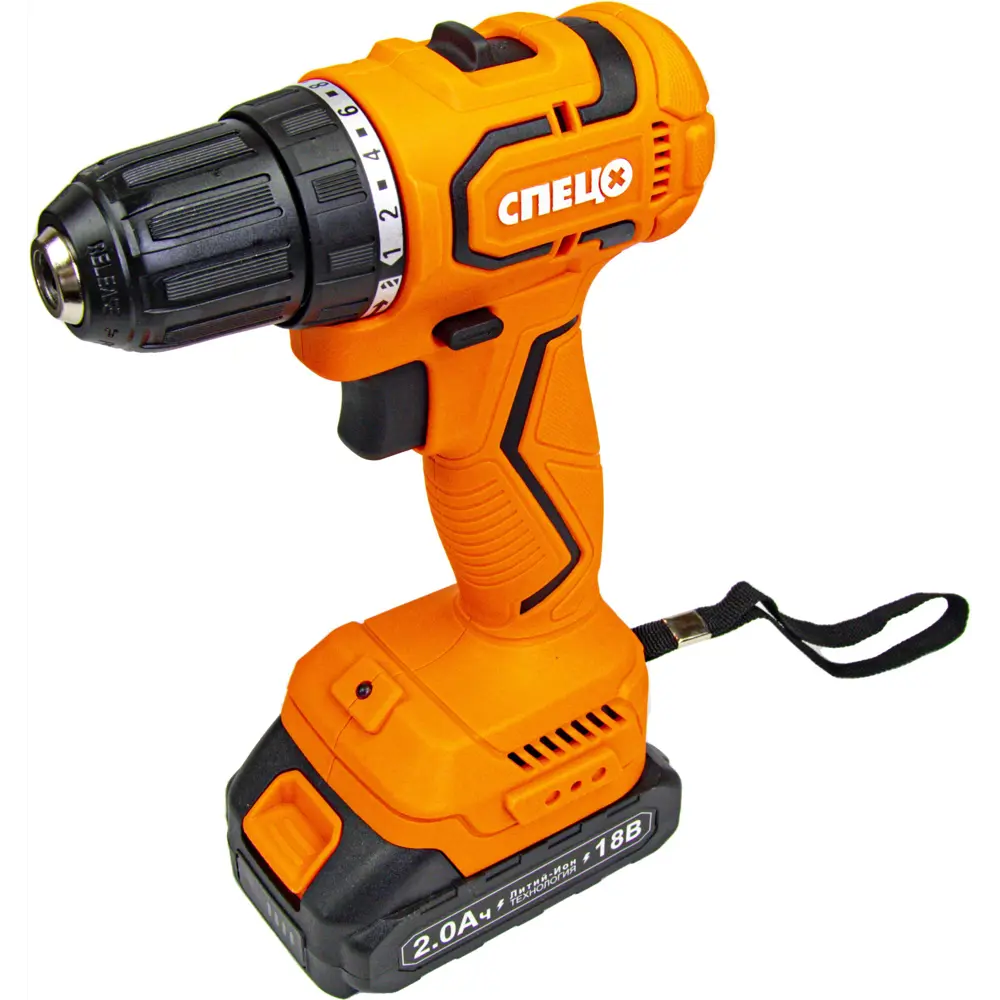 Дрель-шуруповерт аккумуляторная бесщеточная Спец БДА-18-Б 4086, 18 В Li-Ion 2x2 Ач STLM-2056894