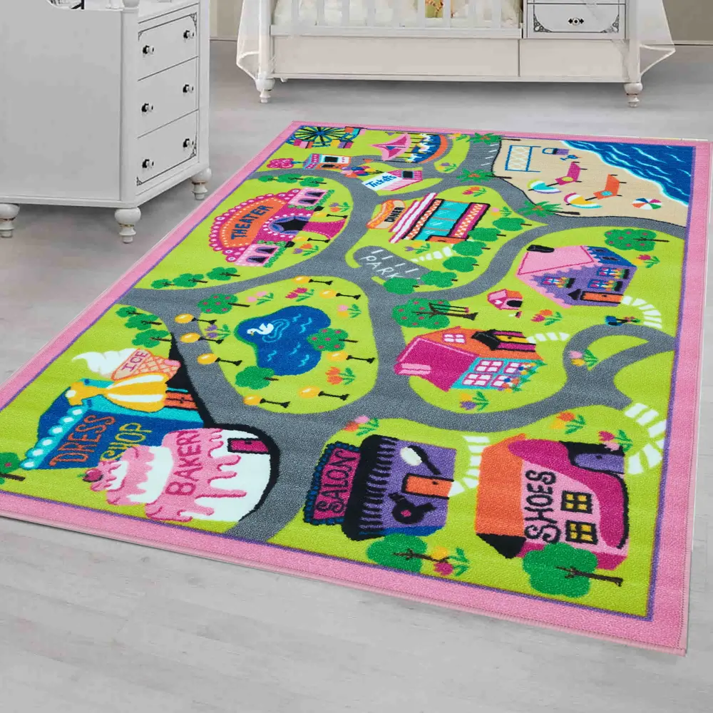 Коврик полипропилен Розетта пляж 100x150 см CTIM STLM-2168099