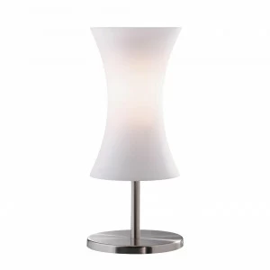 Настольная лампа дизайнерская Evil Elica TL1 Small IDEAL LUX ИНТЕРЬЕРНЫЕ 080699 Белый;серебро