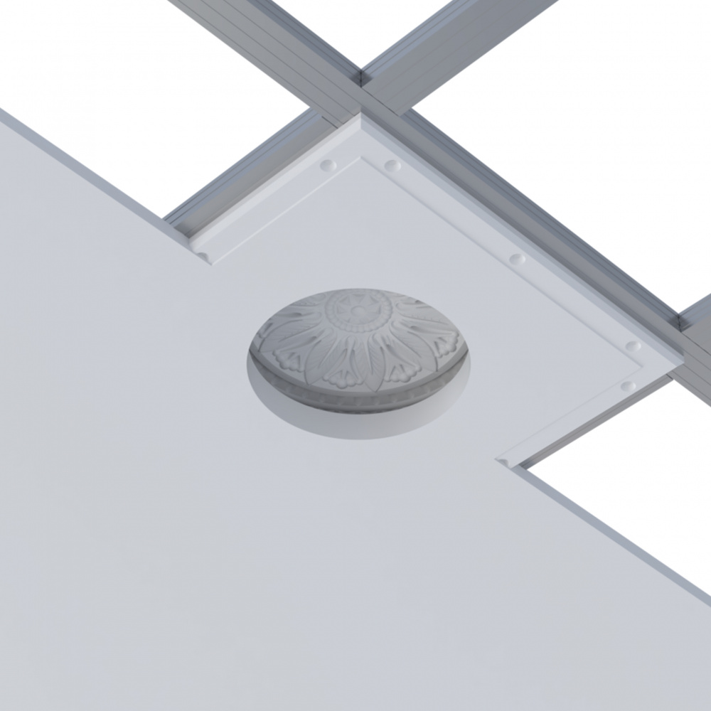 SN 432C Встраиваемый купольный гипсовый светильник Stellanova ATLAS 160 CLASSIC  - Вид №1