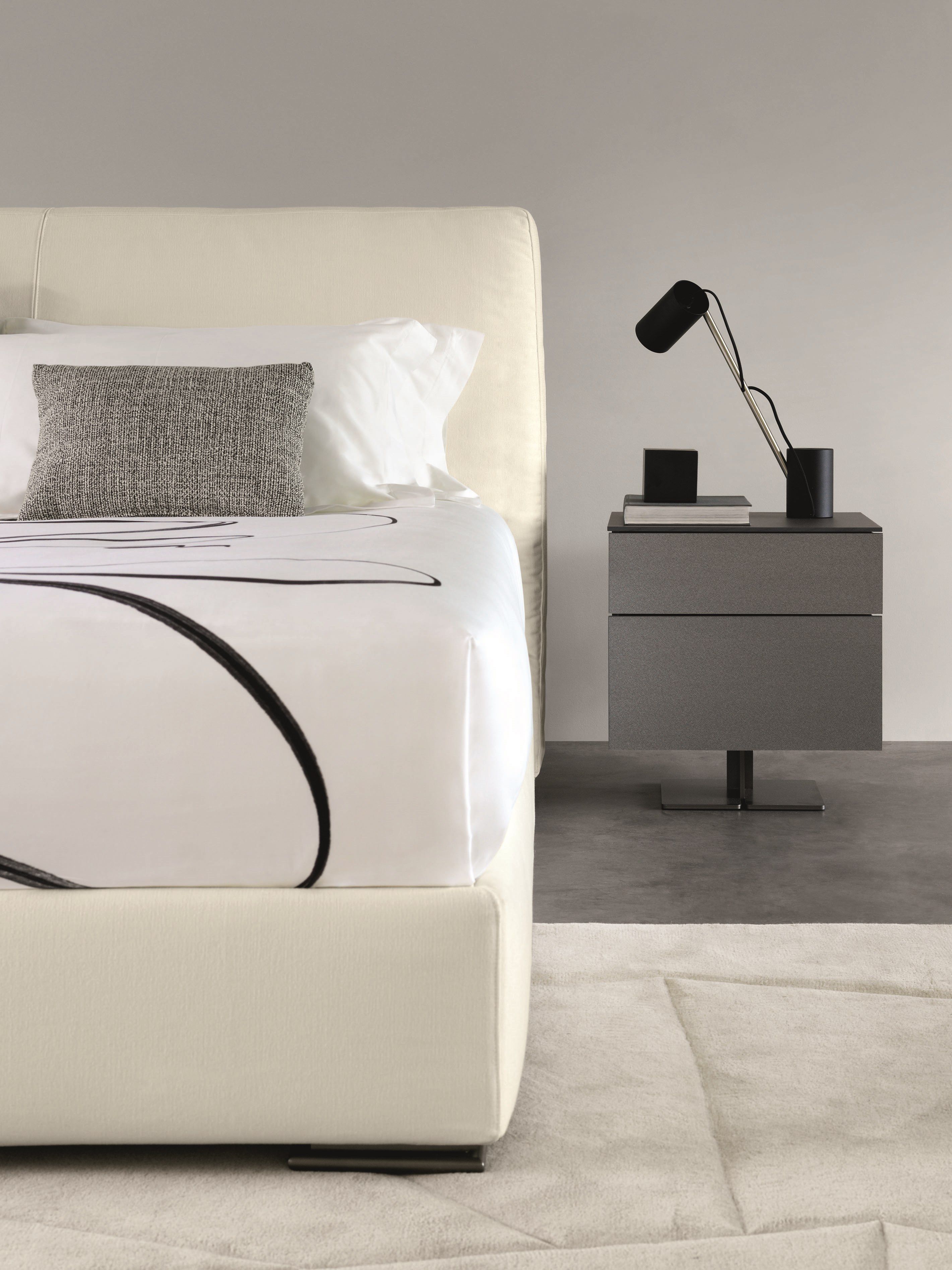 Прямоугольная тумбочка с ящиками Flou джут ARCH-00039096 - Вид №2