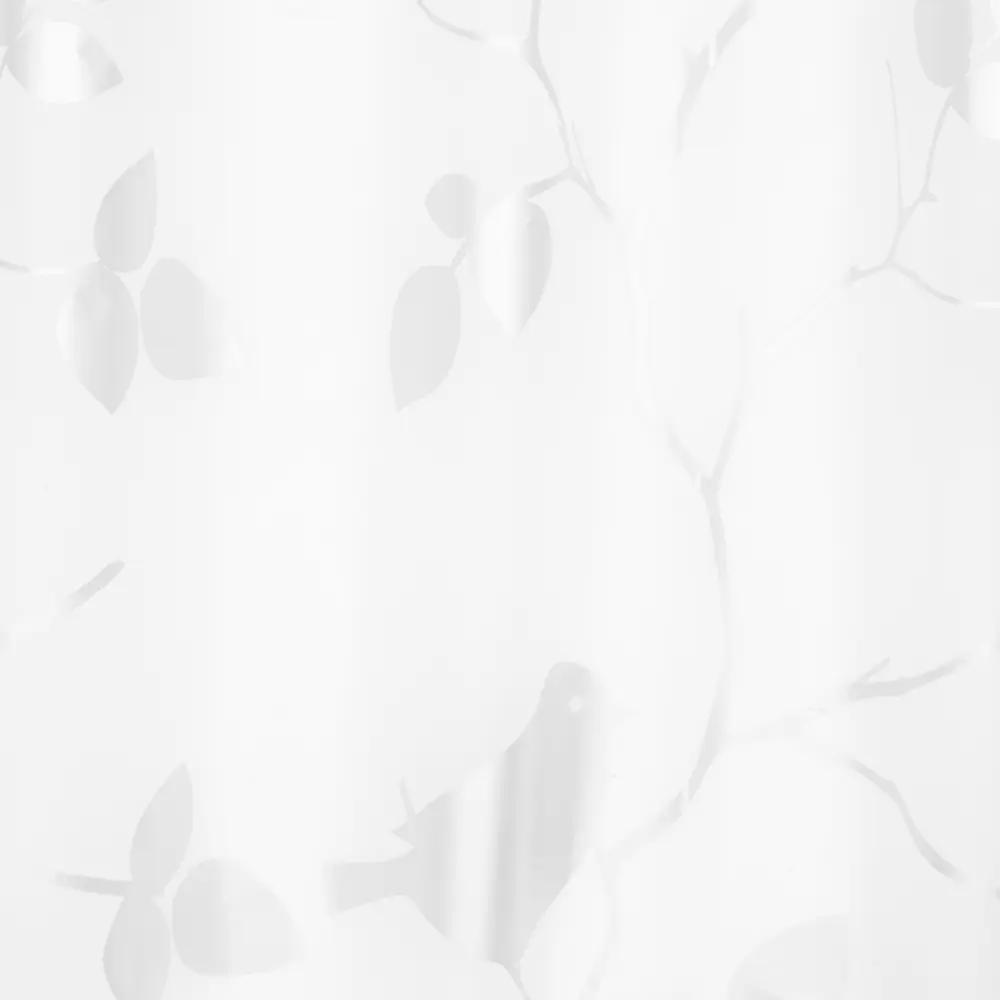 Штора для ванны Swensa Birds с кольцами 180x180 см PEVA , цвет белый/серый SWC-50 STLM-2017992 - Вид №2