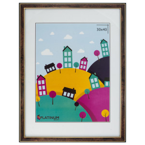 90348252 Рамка 282_3040, 30x40 см, пластик, цвет коричневый Офис STLM-0195276 PLATINUM