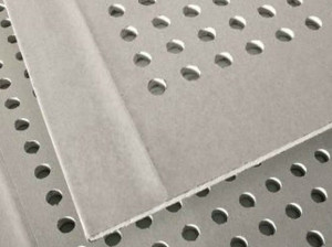 Акустическая гипсовая плита с покрытием