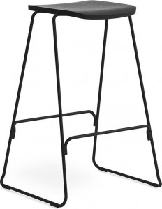 602681 Barstool 75 см черный / черный Normann Copenhagen Just