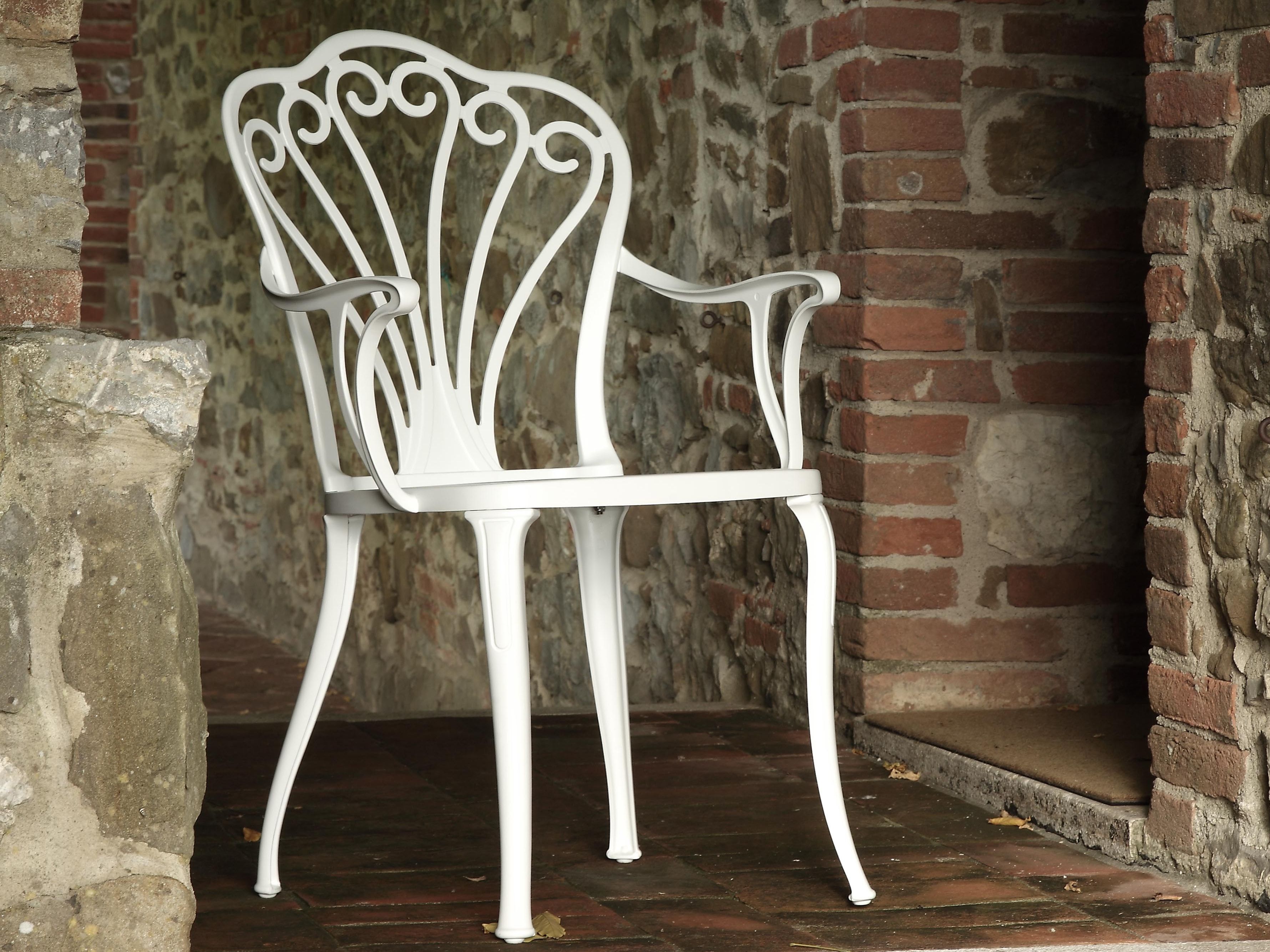 Алюминиевый садовый стул с подлокотниками FAST Omnia Selection ARCH-00012224