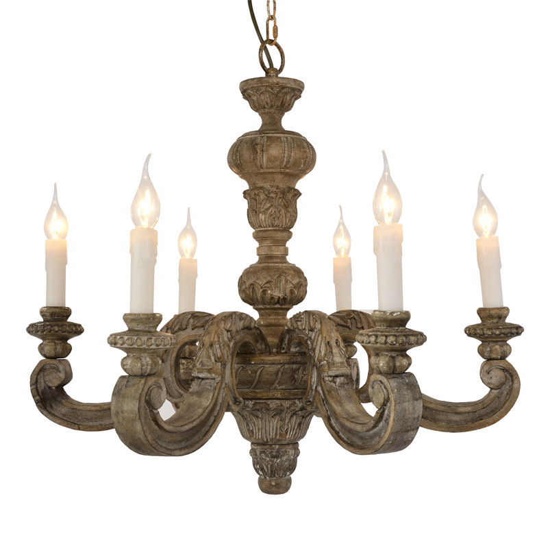 Люстра Necklace 6 от Delight Collection коричневая 8145-6D DELIGHT COLLECTION ДИЗАЙНЕРСКИЕ 247051 Коричневый  - Вид №1