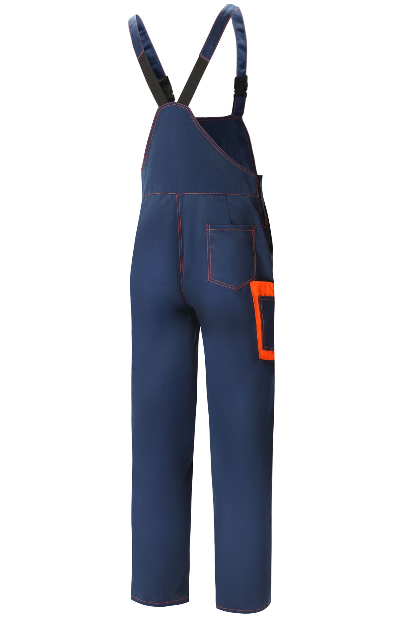 63861 Костюм "Коммунальщик" темно-синий-оранжевый с СВП (эконом)  Летняя спецодежда  размер 52-54/170-176  - Вид №5