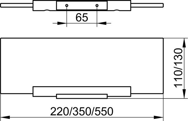 14958009000 Универсальная полочка KEUCO Plan - Вид №3