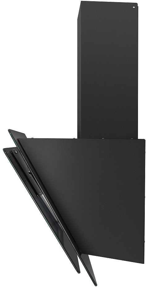 GRAMMY 60 GLASS Black Вытяжка grammy 60 черное стекло/ • тип: настенная• цвет: черный• управление: сенсорное• ширина, мм: 600• полная потребляемая мощность, вт: 190• количество скоростей: 3• максимальная производительность, м3/ч: 750• диаметр воздуховода Santreyd  - Вид №5