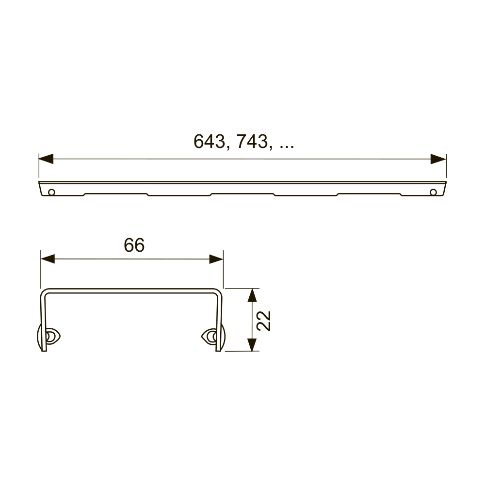 601031 Декоративные панели прямые Tece TECEdrainline - Вид №1