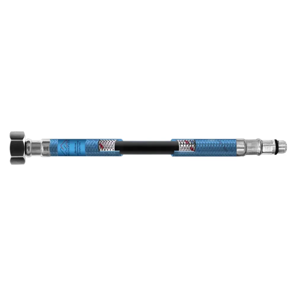 Гибкая подводка для воды Оптима 1/2" М10 60 см наружная-внутренняя резьба короткий штуцер 88486635 STLM-2063617 Santreyd  - Вид №4