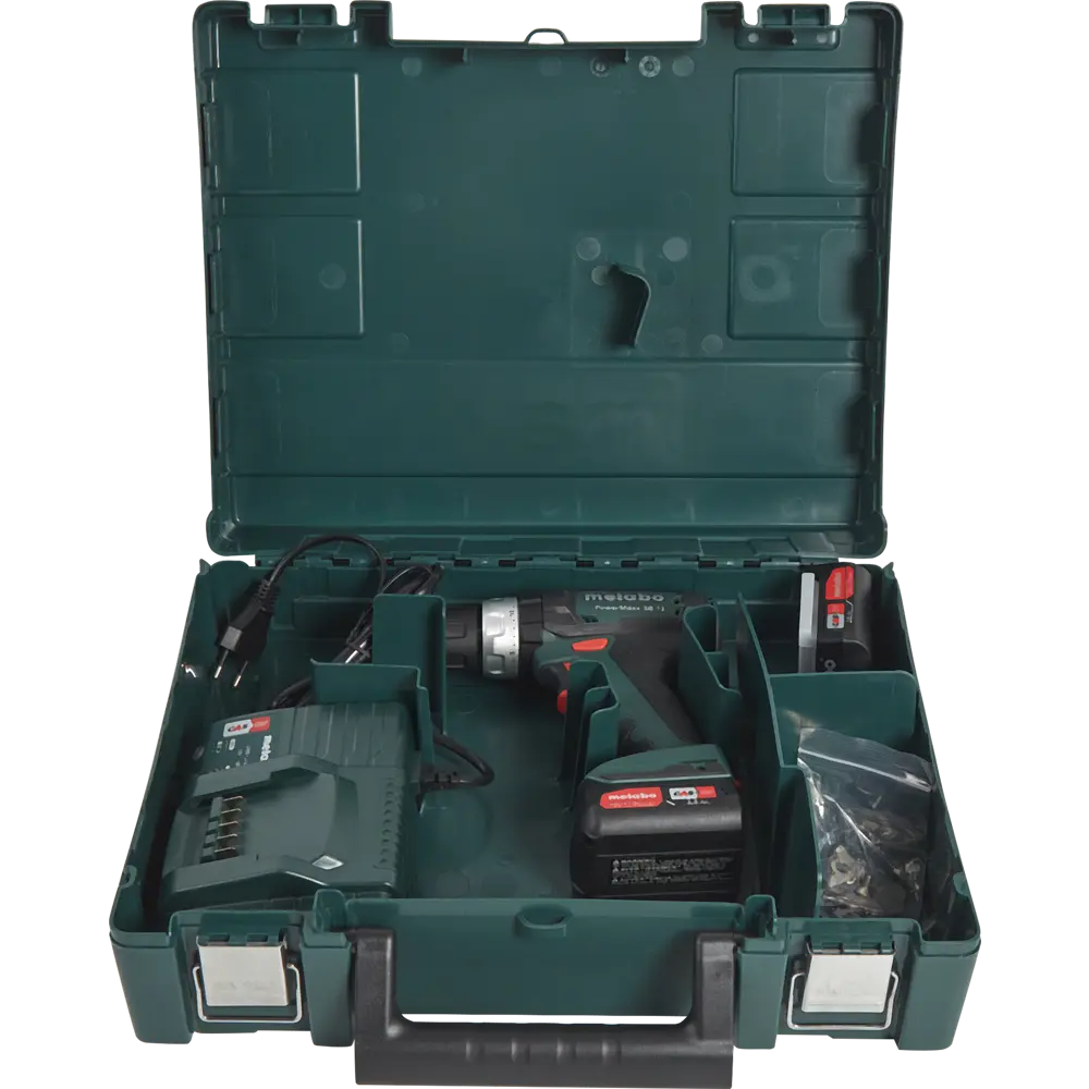 Дрель-шуруповерт аккумуляторная ударная Metabo PowerMaxx SB 601076500, 12 В Li-ion 2х2 Ач STLM-2046302 - Вид №5