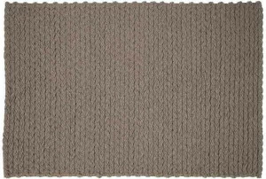 GAN Прямоугольный шерстяной коврик Trenzas