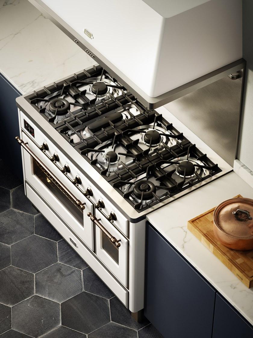 Ilve Отдельностоящая стальная кухня Majestic M12n Santreyd - Вид №4