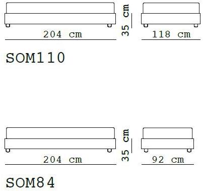 Flexstyle Двойной контейнер Sommier из ткани sun-id-1500425 - Вид №4