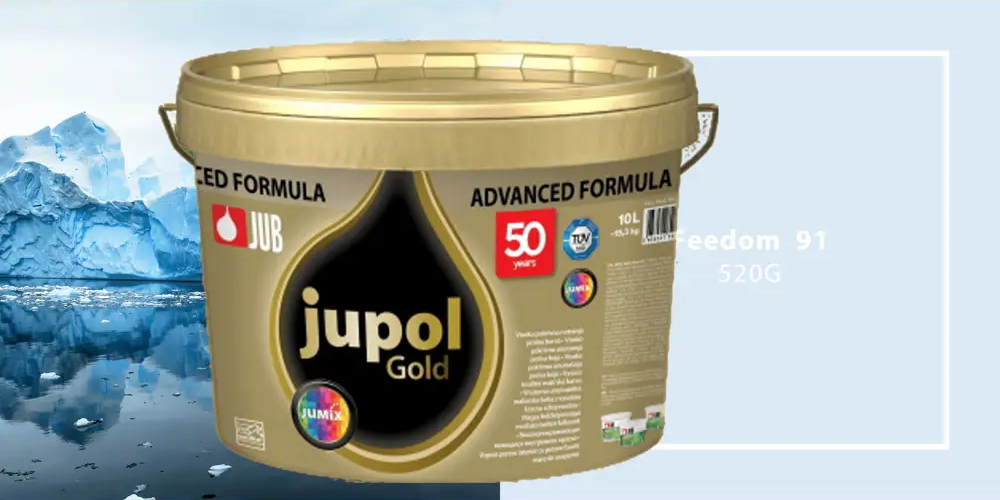 91160428 Краска для внутренних покрытий JUB 1009809-520G JUPOL GOLD цвет синий 5 л STLM-0504414