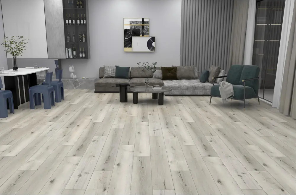 91139264 SPC плитка Floorwood Quantum Дуб Хопвуд 43 класс толщина 5 мм 2.23 м², цена за упаковку STLM-0496479
