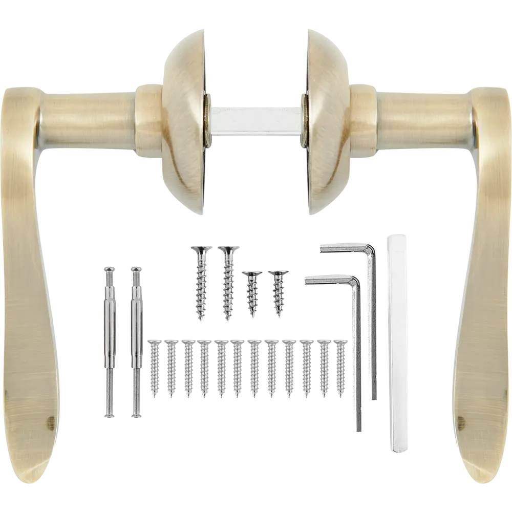 Дверные ручки Punto Olivia в бронзовом исполнении 85202123 STLM-0059781 - Вид №1