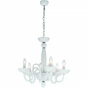 Подвесная люстра Divinare Pallada 6004/03 LM-5 DIVINARE ДИЗАЙНЕРСКИЕ, PALLADA 074987 Белый