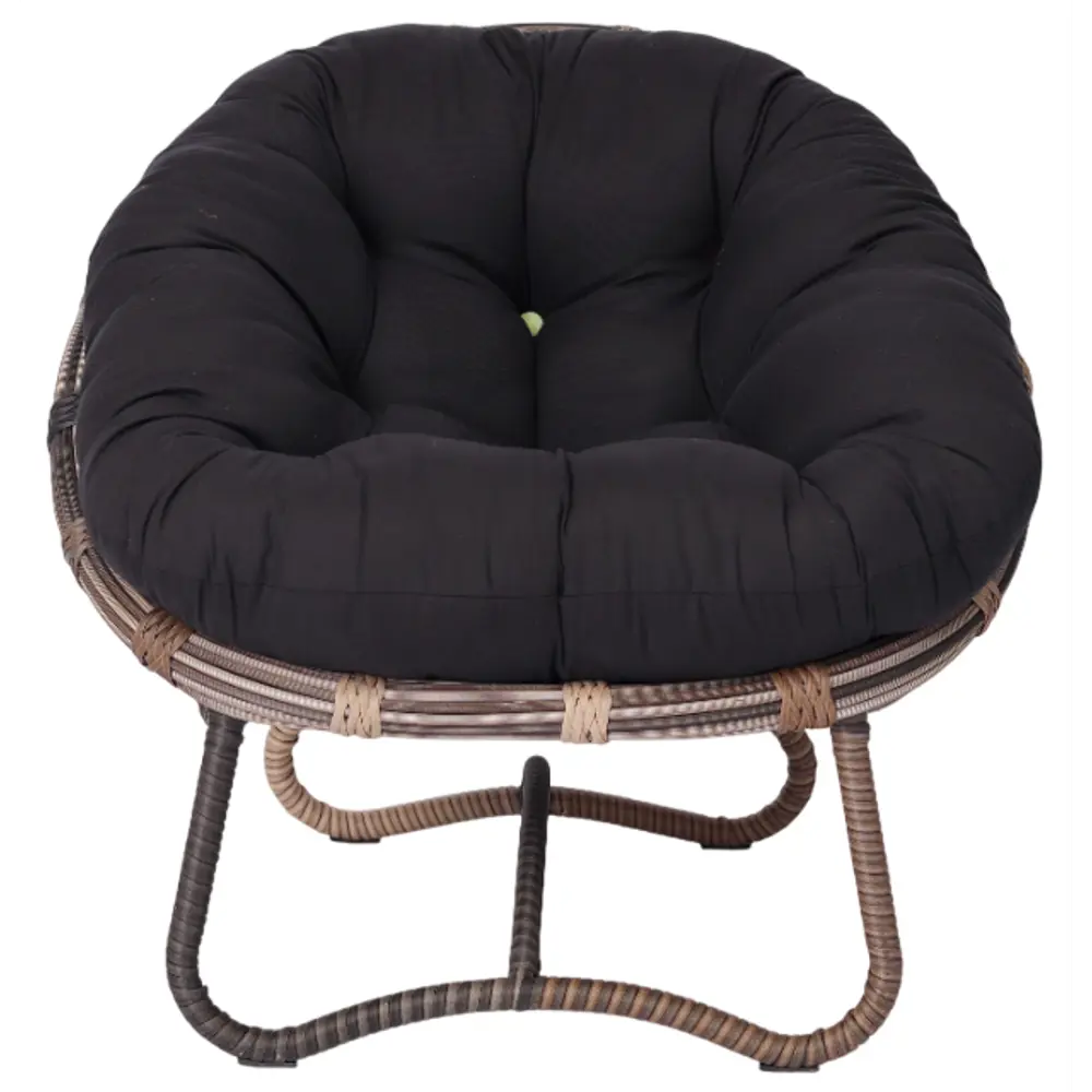 Кресло садовое Niko 85x83x82 см искусственный ротанг темно-коричневый Santreyd STLM-2159078 - Вид №2