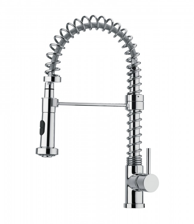 32980 / PR Смеситель для мойки с поворотным изливом и двойной струей. Bongio Kitchen 32980/PR