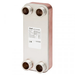 Danfoss Паяный пластинчатый теплообменник одноходовой серии XB12 XB 12M-1-40 PN25 паяный ТО 004H7546