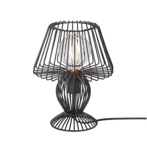 Лампа настольная черная Vitaluce V4350-1/1L VITALUCE КЛЕТКИ 00-3907583 Черный