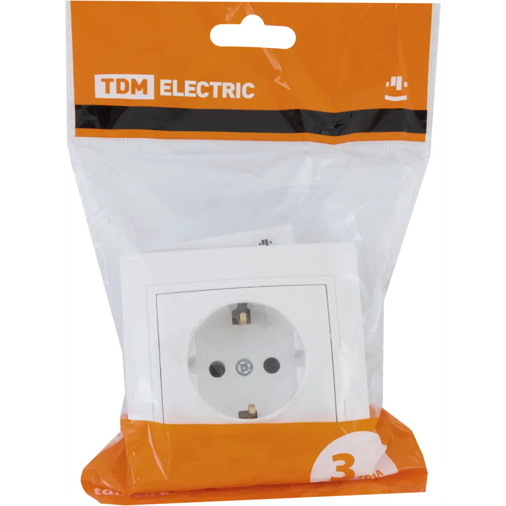 Розетка встраиваемая TDM ELECTRIC Таймыр с заземлением 85591101 Серия отсутствует STLM-0064384 - Вид №5