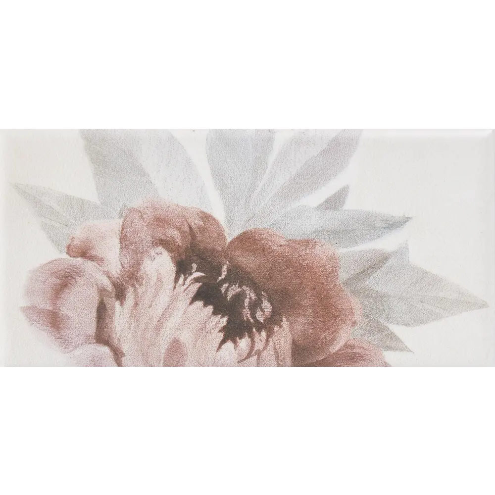 Декор Kerama Marazzi Тортона: серо-розовая плитка для ванной и кухни 86360095 STLM-0947388