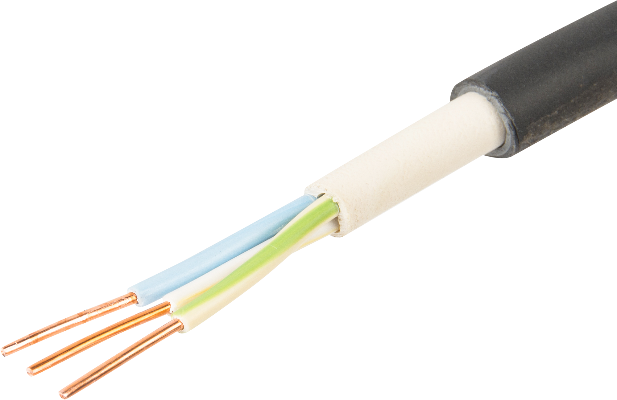 82990367 Кабель ППГнг(А)-HF 3x1.5 мм 50 м ГОСТ цвет черный STLM-0038519 АЛЬФАКАБЕЛЬ