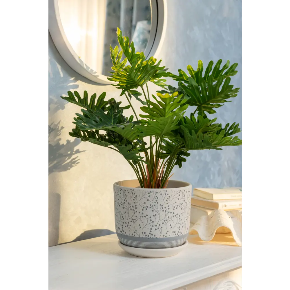 Santreyd Горшок «Лён» — керамический кашпо для комнатных растений 82836510 Лен STLM-0036713 - Вид №2