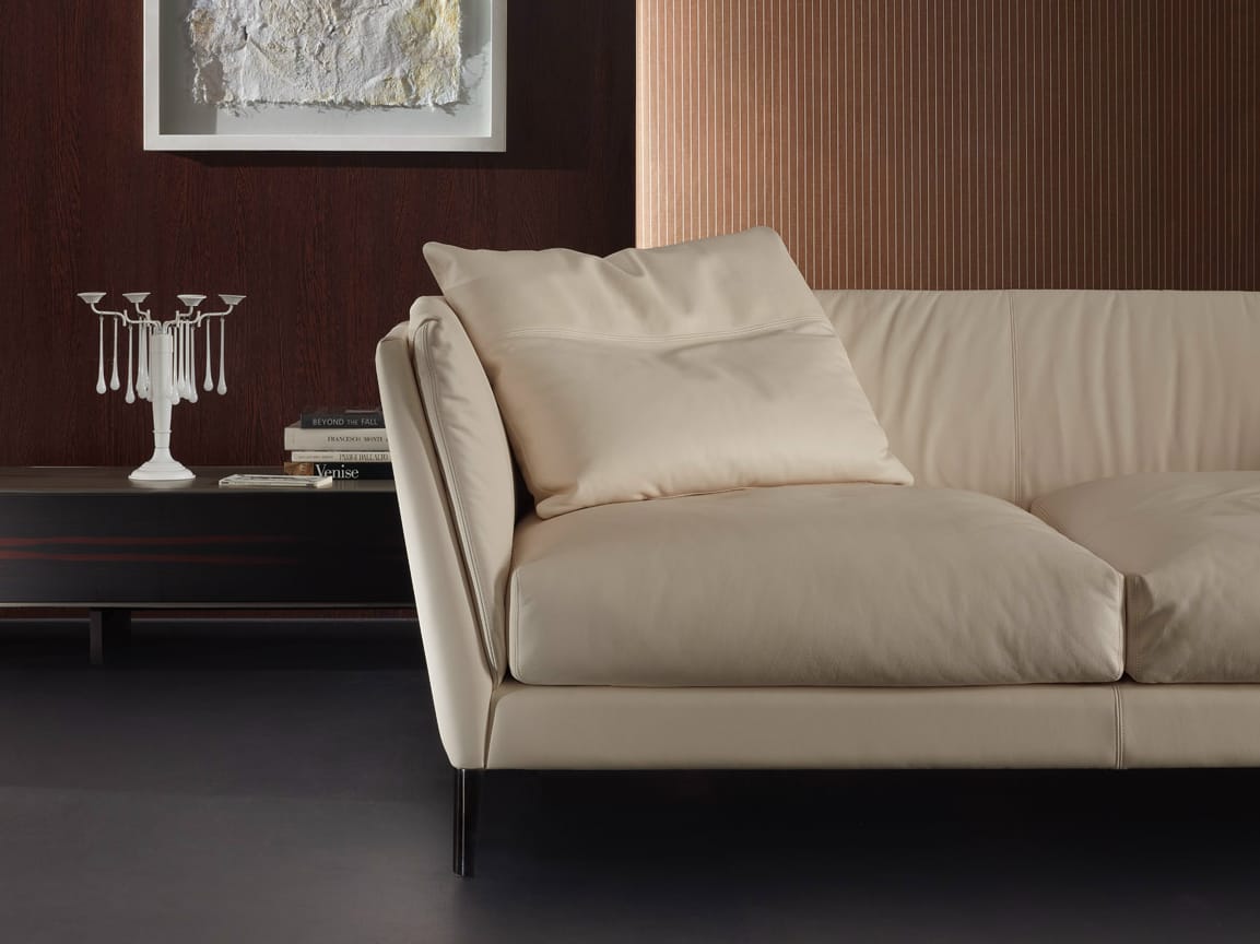 3-местный кожаный диван Poltrona Frau коллекция-диваны и кресла ARCH-00032404 - Вид №3