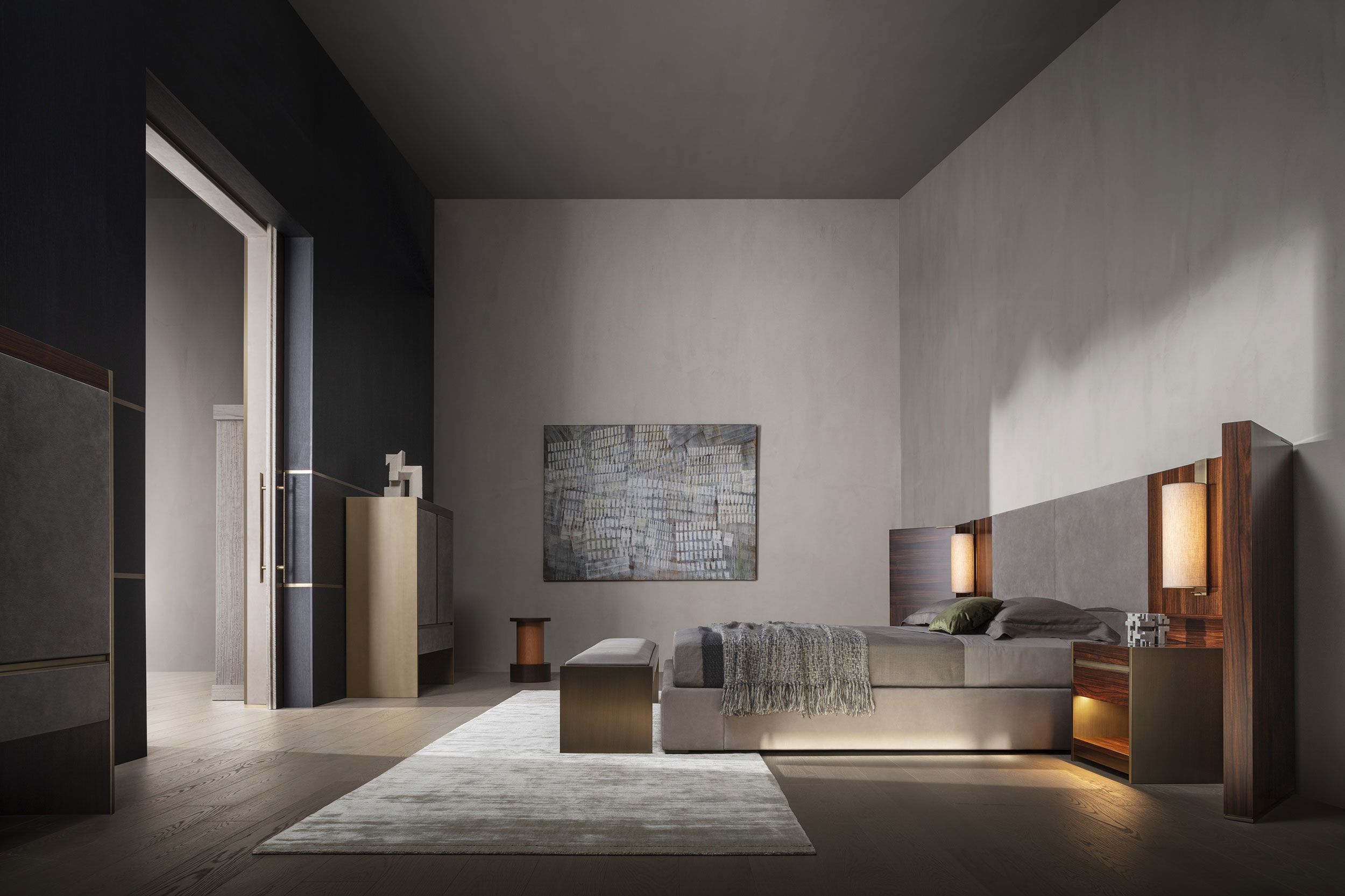 Деревянный сервант с кожаной обивкой OAK Metronome ARCH-00142312 - Вид №5